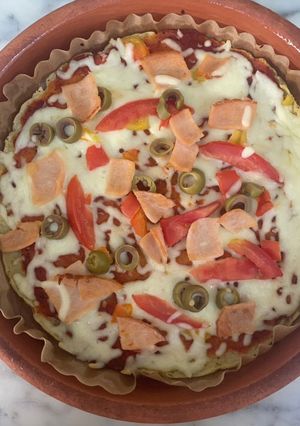 صورة لوصفة -بيتزا البطاطس اللذيذه🍕🥔!