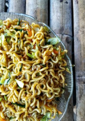 Foto resep Mie Telor Goreng