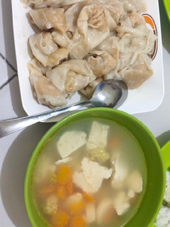 Foto resep Pangsit kuah tahu wortel