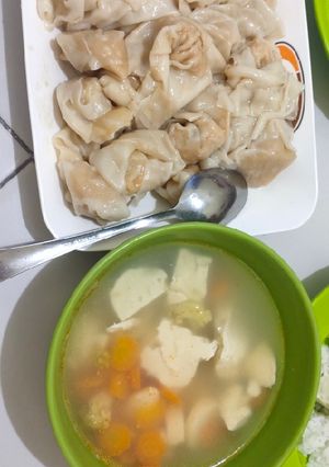 Foto resep Pangsit kuah tahu wortel