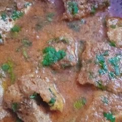A picture of Fish Fry Masala Curry.