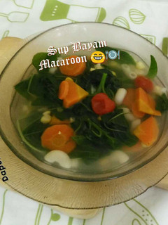 Foto resep Sup Bayam Macaroni