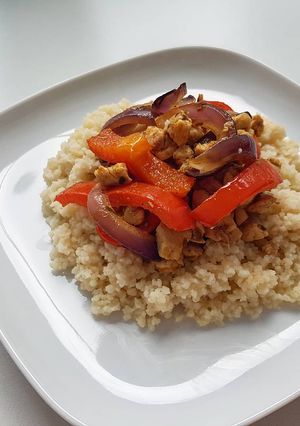 Zöldséges csirkemell recept fotója