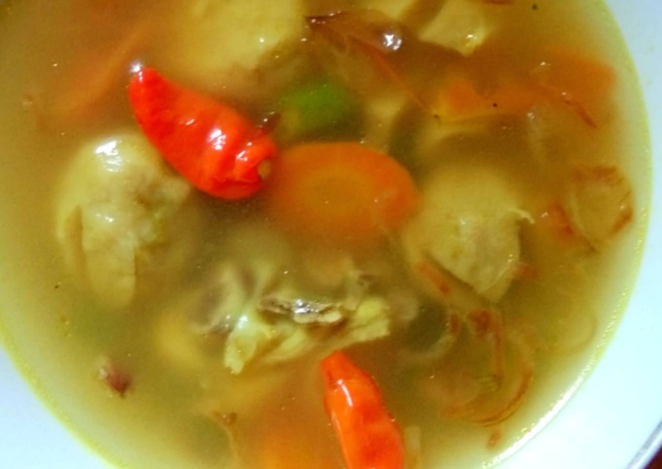 Sop ayam + bakso