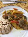 Gulas de carne de pierna