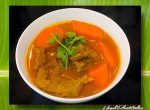 Hình của món Bò Kho Nam Bộ.