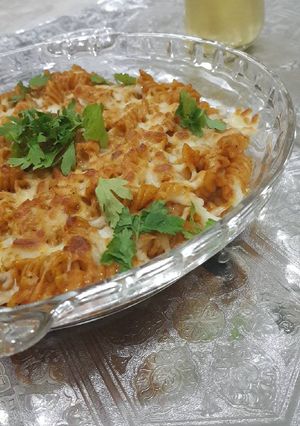 صورة لوصفة معكرونة سهلة ولذيذة