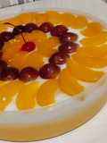 Puding busa buah segar