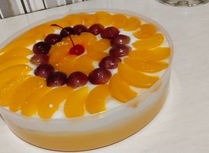Foto resep Puding busa buah segar