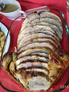 Una foto de Pollo relleno de Navidad de Mari Trini