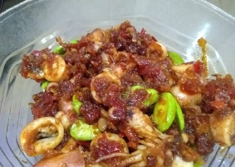 Sambel pete cumi asin