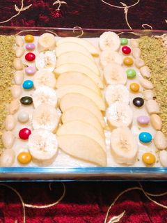 صورة لوصفة تارت الموز والتفاح🍎🍌