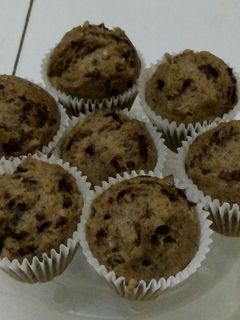 Foto resep Bolpiscang (bolu pisang kacang) kukus