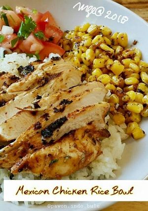 A picture of Mexican Chicken Rice Bowl.