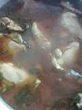 Caldo tlalpeño con pollo
