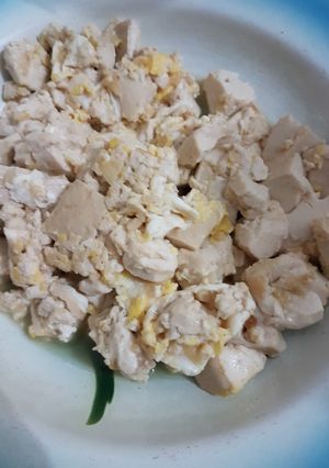 Foto resep Tahu Putih Gonseng Telur