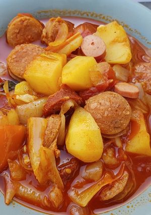 Lecsó (bográcsban) recept fotója