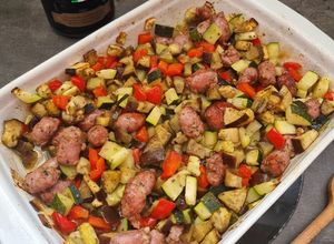 Une photo de °Ratatouille à la saucisse°