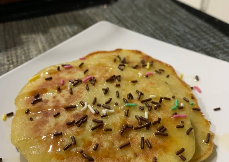 Banana pancake simple (no sugar)