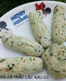 Chả cá thác lác rau củ cho bé ăn dặm theo phương pháp BLW