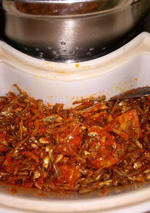 Foto resep Sambal Merah Teri dan Kentang