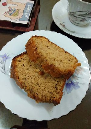 صورة لوصفة كيكه التفاح بالقرفه
