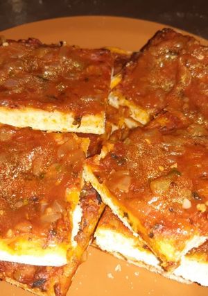 Una foto de Pizza