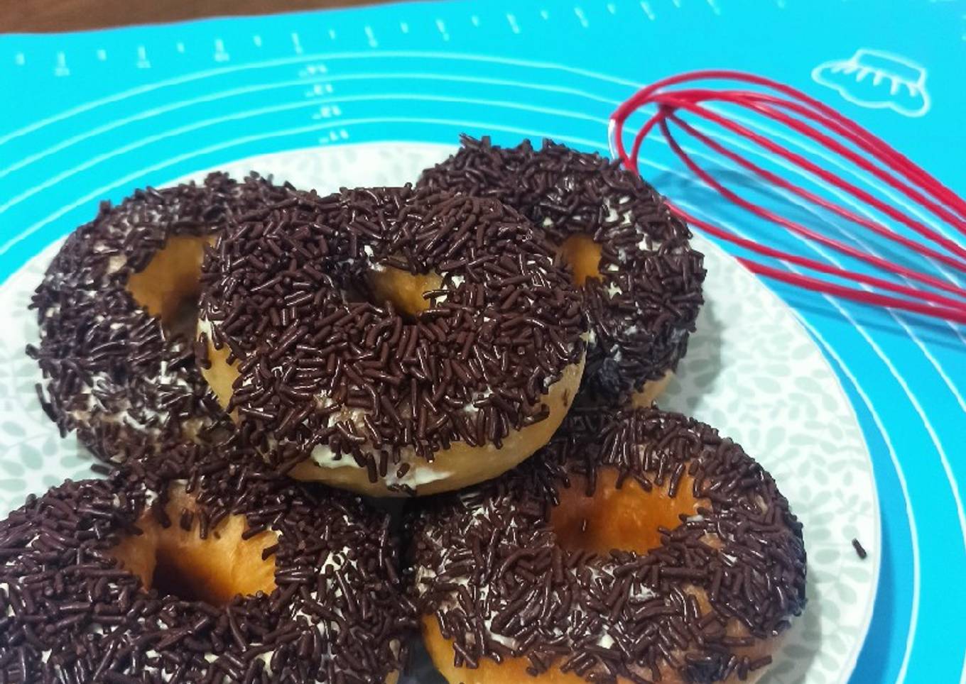 Donut tanpa ulen, anti gagal dan hanya 1x proofing