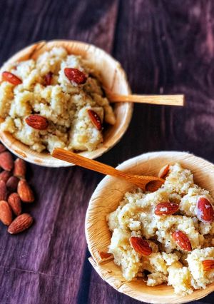 A picture of Suji Halwa.