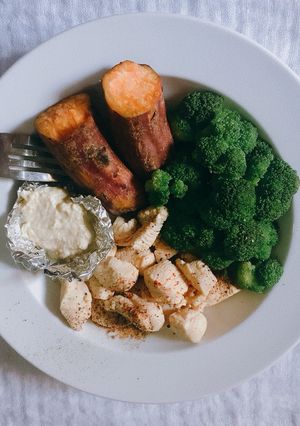 Hình của món 🐥 Ức Gà + Tofu Mayonaise Eat Clean.