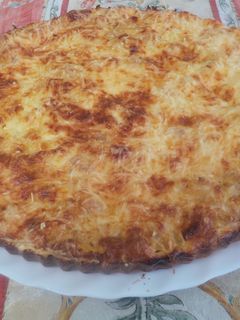Una foto de Quiche de carne picada de pollo