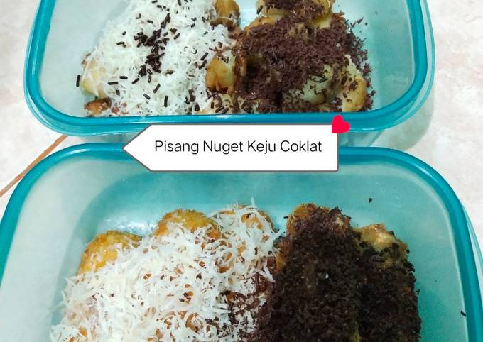 Pisang Nuget Keju Coklat