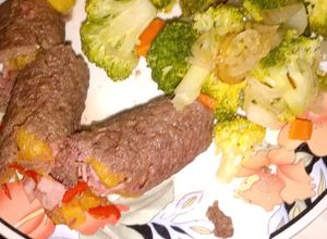 Una foto de Rollo de carne de res