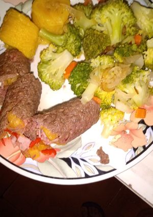 Una foto de Rollo de carne de res