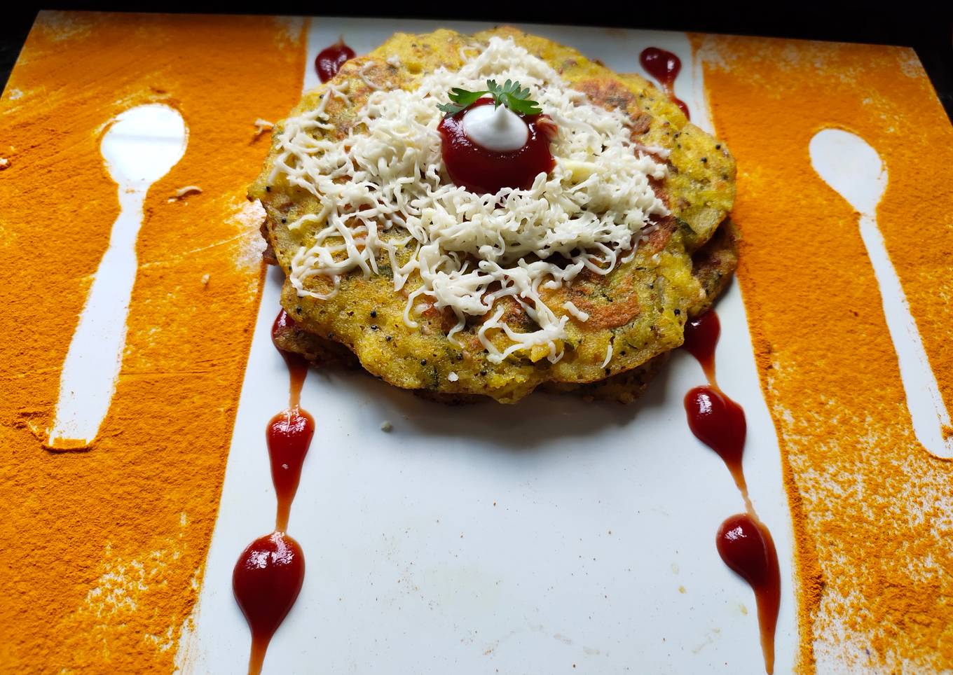 Cheese Mayo tawa handwa pancake dhamal