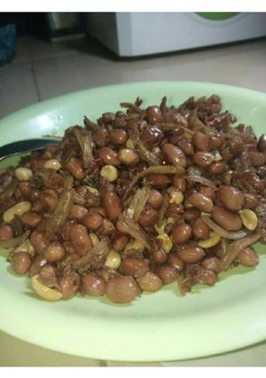 Foto resep Sambal kacang teri