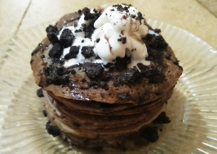 Pancake coklat simple