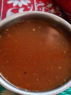 தக்காளி ரசம்(tomato rasam recipe in tamil) செய்முறை முக்கிய புகைப்படம்