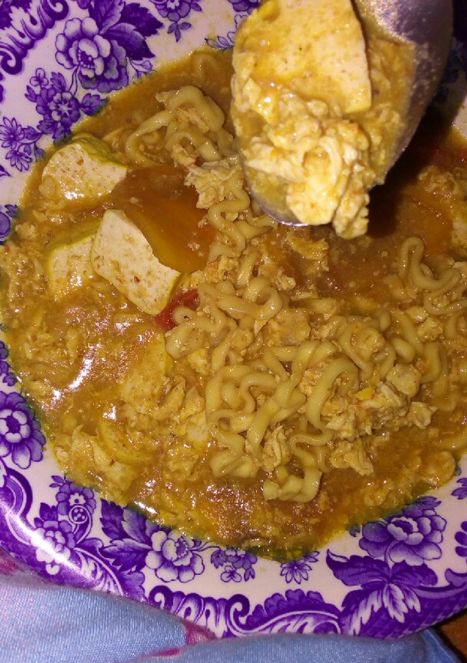Foto resep Seblak kuah tahu mie kerupuk