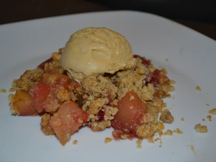 How To Make Apple Raspberry Crumble which Delicious