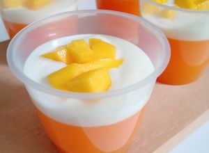 Foto resep Puding Mangga Vla keju