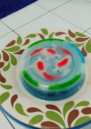 Foto resep Puding kolam ikan koi