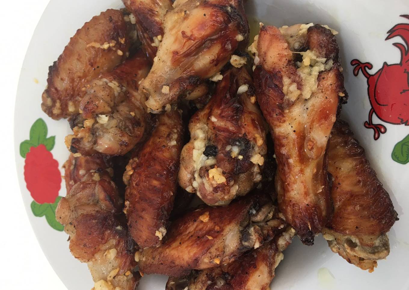 Garlic parmesan chicken wing