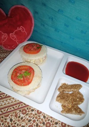 A picture of Cold Sausages Sandwich.