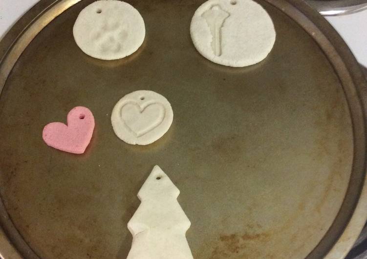 Simple Way to Make Appetizing Salt Dough Ornaments