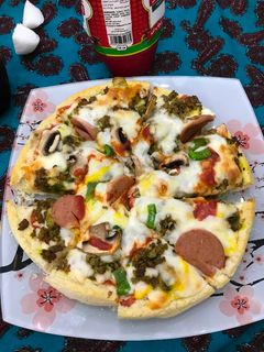 عکسی از دستور پيتزا خانگی🍕😋