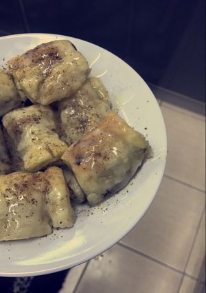 صورة لوصفة باف بستري بالدارسين وجبن كيري 🍴