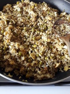 Una foto de Quinoa con frutos secos