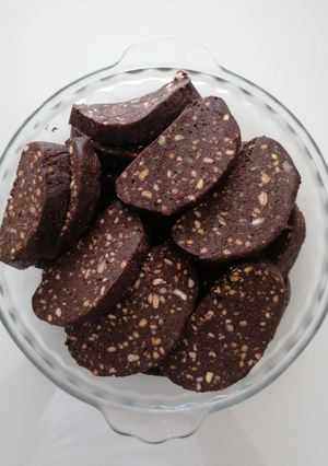 عکسی از دستور شیرینی یخچالی 😋🍫