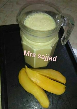 A picture of Mango Lassi #SummerDrinkContest#RamadanKiTayari.